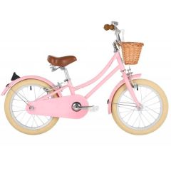 Vélo pédales rose 16'' style retro Bobbin, Enfant 4 à 6 ans, Livraison Gratuite, Boutique Suisse