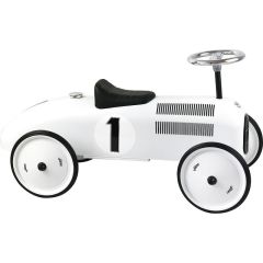 Voiture Porteur Metal Blanc pour fille ou garçon dès 18 mois, Vilac Livraison Gratuite