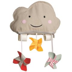 Pare Soleil Voile Ombrage pour poussette Nuage Taf Toys
