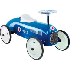 voiture bebe bleue, police de la marque vilac