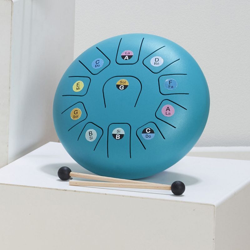 Tongue drum en métal 11 notes Vilac pour enfant