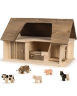 Ferme en Bois Trauffer 100% Suisse, Jouet Durable Enfant dès 2 ans, Qualité Suisse, Livraison Gratuite