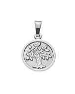 pendentif arbre de vie or blanc