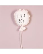 Ballon It's A Boy Décoration Chambre Bébé, Toile 100% Coton Childhome