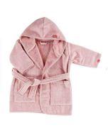 Peignoir Bambam Bébé Fille 62/68, Coton bio organique, personnalisé avec Prénom Cadeau Naissance