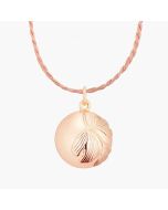 bola grossesse en or rose et cordon rose