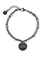 Bracelet Maman, Cadeau Fête des Mères, Idée Cadeau à personnaliser, noir Aaina & Co, Livraison Gratuite