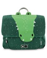 cartable première rentrée scolaire, crocodile