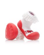 Chaussures Bébé Fille T 21,5 - 125mm (18-24 mois) Attipas Ballet rouge