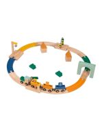 circuit de train en bois