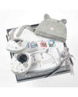 Cadeau Naissance Pyjama Bébé Chat Gris Les Bébés l'Elizéa