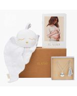 Coffret Cadeau Grossesse Ilado, Collier Bola argent et Doudou bébé