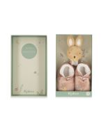 coffret chaussons et bracelet sonore pour la naissance de bébé
