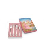 Couvert Princesse, acier inox Zilverstad, Coffret Cadeau à Graver avec Prénom Fille, Boutique en Lighe Suisse