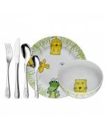 Couverts Assiette Enfant Safari, à personnaliser en gravant prénom WMF