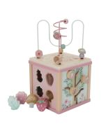 cube éveil activités en bois pour bébé fille dès 18 mois