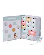 Coffret Souvenirs de Naissance Les Jolis trop Beaux Moulin Roty, en français