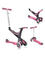 Trottinette évolutive EVO Globber My Free 5 en 1 Rose, Livraison Gratuite Suisse, Disponible de suite