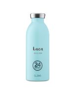 Bouteille 500 ml isolante (chaud ou froid) à personnaliser, cadeau Bébé Garçon à graver, 24 Bottles CLIMA 500ml Cloud Blue