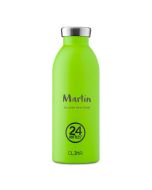Bouteille 500 ml isolante (chaud ou froid) à personnaliser, cadeau gravé, 24 Bottles CLIMA 500ml Lime Green