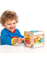 Cube En Bois d'activités, Idée Cadeau Premier Age, dès 2 ans, Le Toy Van