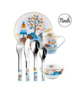 Couverts (avec vaisselle) pour enfants Friends personnalisés avec gravure 