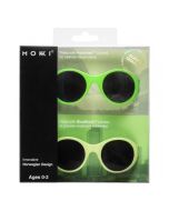 Lunettes Mokki pour 0-2 ans, système Click & Change, 100% sans BPA, vert