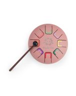 mini tambour rose à languettes