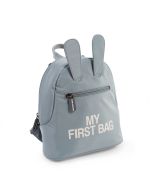 Premier Sac à Dos Enfant, Ecole Maternelle, My First Bag de Childhome gris