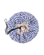 Sac de jeux Zigzag bleu pour ranger jouets Play & Go