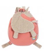 Sac à dos Fille à personnaliser avec prénom, Girafe rose Moulin Roty