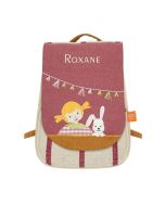 sac à dos personnalisé, chien de l'oiseau bateau