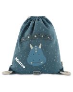 sac de gym personnalisé, triceratops de trixie baby
