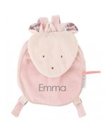 Sac à dos Fille à personnalsier avec prénom, Souris rose Moulin Roty