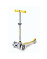 Trottinette Mini Micro Deluxe Flux LED Neon Yellow, roues lumineuses, de 2 à 5 ans