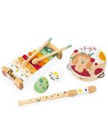 set 5 instruments musique enfants, janod