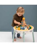 table activites bébé en bois, cadeau bébé 12 mois