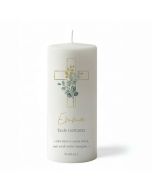 bougies de baptême avec psaume