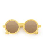 lunettes ronde enfant dès 18 mois, jaune citron