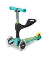 mini micro trottinette pour enfant, roues led lumineuses, eco