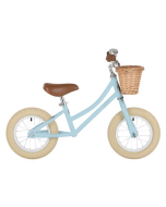 Draisienne Bobbin Enfant dès 2 ans, Vélo bleu clair 12 sans Pédale style retro, Livraison Gratuite