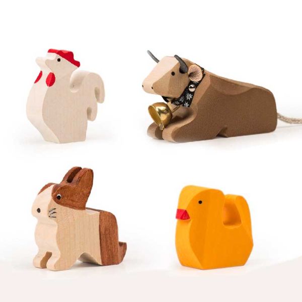 ANIMAL SAUTEUR EN BOIS