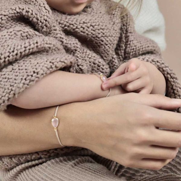 JRZDFXS 2Pcs Original Cadeau Maman Bracelet Maman Fille Femme Cadeau d' Anniversaire/Fete des Meres