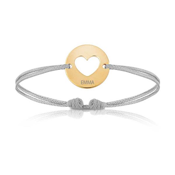 Gourmette Bracelet pour Bébé Coeur doré ! Boutique Suisse