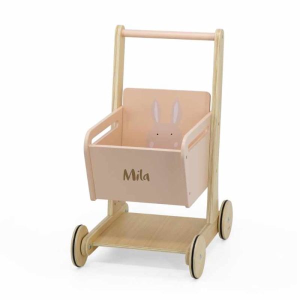 3 Mini Brouettes En Bois Décoratives – Modèle Maison De Poupée Ou Jardin – 12cm – Surface Lisse