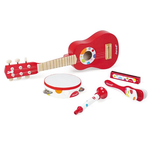 Set musical Confetti music Live avec Guitare : Janod - Jouet 