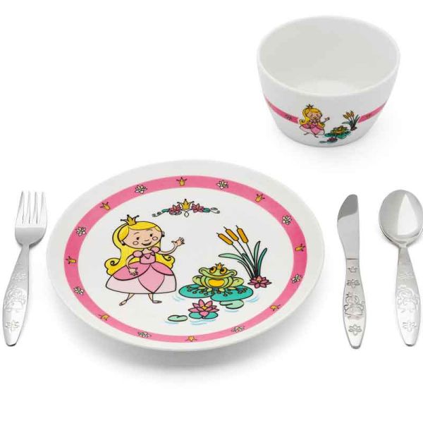 Set de couverts princesse enfant personnalisé