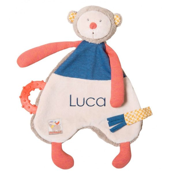 Doudou Singe à personnaliser, Les Papoum: Moulin Roty sur bebe