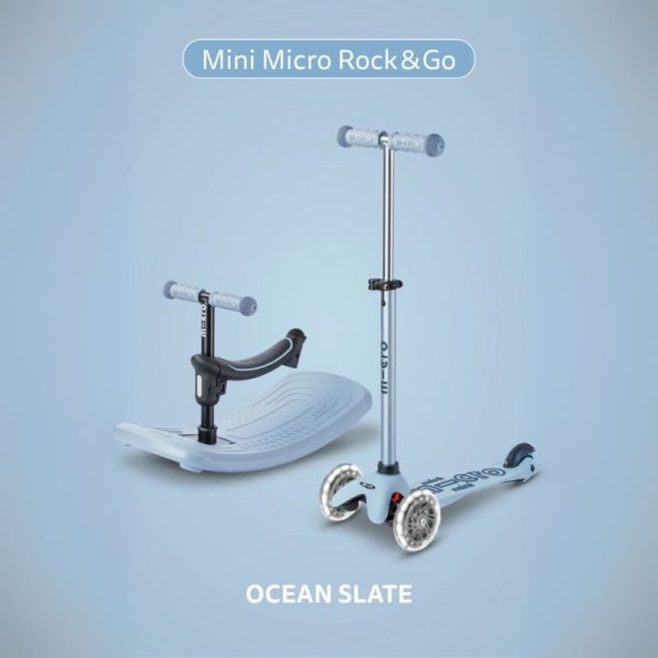 Mini Micro Deluxe Rock & Go Bleu