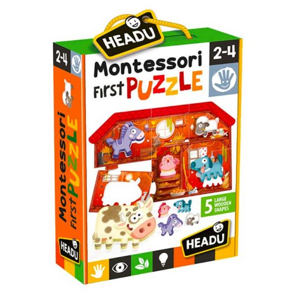 Jouet Puzzle en Bois pour Enfants,Jouets Montessori Enfant 1 2 3 4